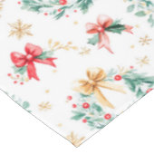 Nappe Festif des couronnes de Noël (Angle)