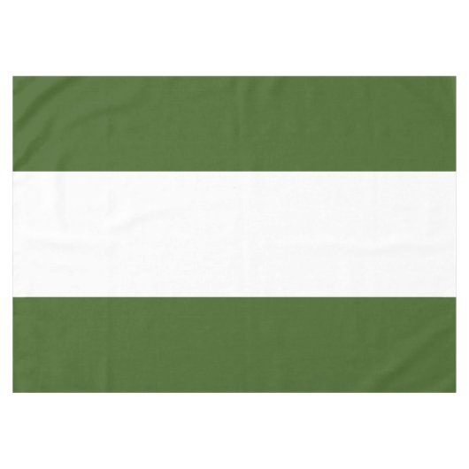 Nappe Festif Grand Forêt Vert Blanc Blancs été (Devant (Horizontal))