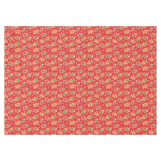 Nappe Festif Noël pain d'épices carrelé motif (Devant (Horizontal))