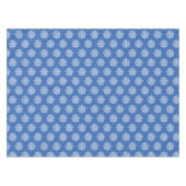 Nappe Festin Bleu blanc Fluge Motif Noël (Devant (Horizontal))