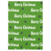 Nappe Festive arbres de Noël verts (Devant)