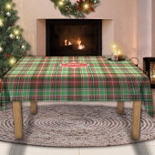 Nappe Festive classique Rouge Vert Joyeux Noël Plaid