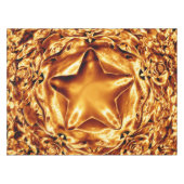 Nappe Festive Elegant Brown or cuivre Star de Noël (Devant (Horizontal))