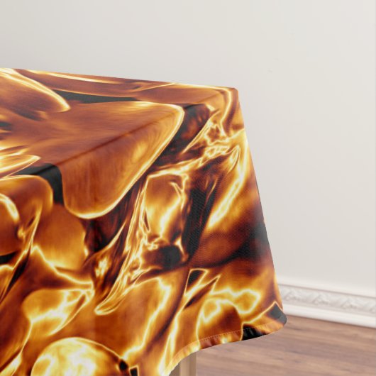 Nappe Festive Elegant Brown or cuivre Star de Noël (In Situ)