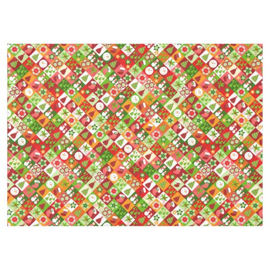 Nappe Festive Elements Christimas Tablecloth (Devant (Horizontal))