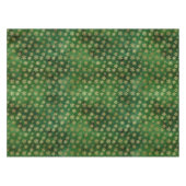 Nappe Festive Green et Gold Foil Snowflakes d'hiver (Devant (Horizontal))