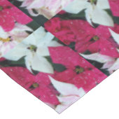 Nappe Festive Poinsettias vacances Motif (Angle)