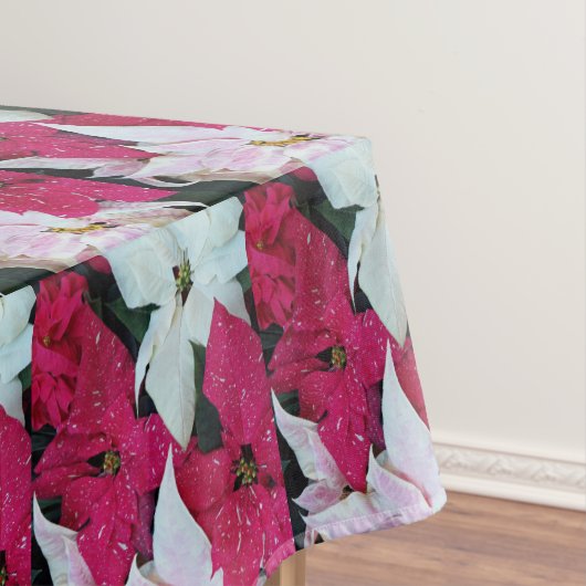 Nappe Festive Poinsettias vacances Motif (In Situ)