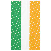 Nappe Festive Pointe Lumineuse Citron Lime Blancs (Devant)