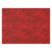 Nappe Festive Red & Gold Foil hiver Étoiles de Noël (Devant (Horizontal))