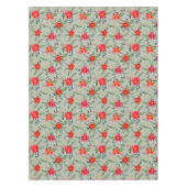 Nappe Festive Red Poinsettia Christmas Floral (Devant)