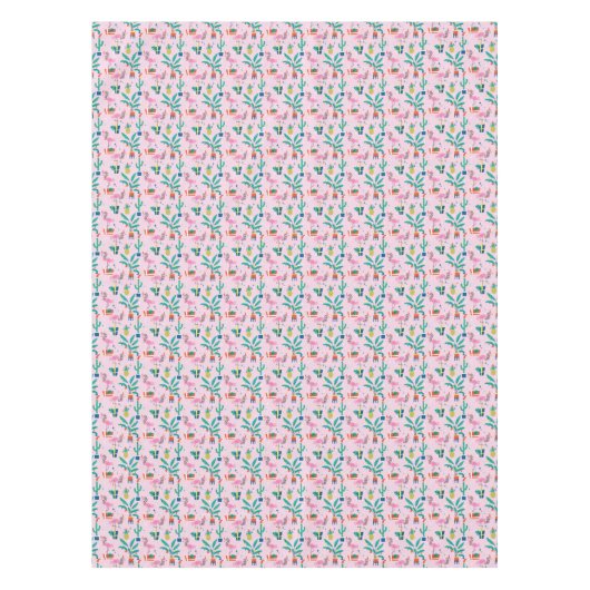Nappe Festive Tropical Noël Motif (Devant)