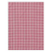 Nappe Fête au Cranberry Rouge Gingham Plaid Rustique de (Devant)
