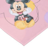Nappe Fête bébé Mickey Mouse pois rouges (Angle)
