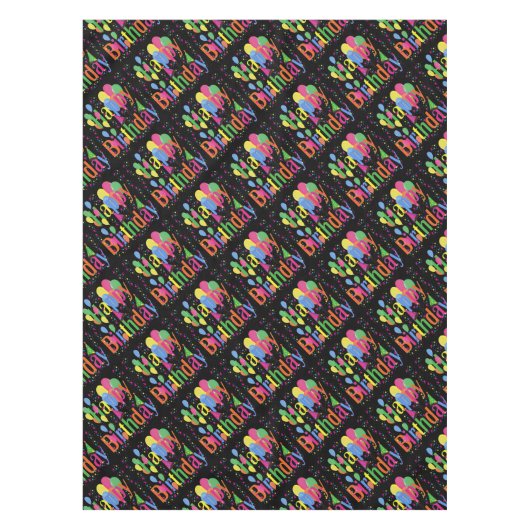 Nappe fête d'anniversaire (Devant)