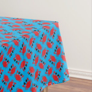 Nappe Fête d'anniversaire crabe Mignon dessin animé Enfa