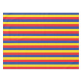 Nappe Fête d'anniversaire de bleu jaune rouge de (Devant (Horizontal))