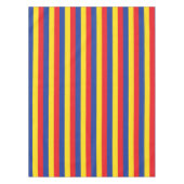 Nappe Fête d'anniversaire de bleu jaune rouge de (Devant)