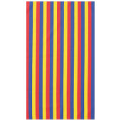 Nappe Fête d'anniversaire de bleu jaune rouge de (Devant)