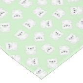 Nappe Fête d'anniversaire de l'ours polaire vert (Angle)