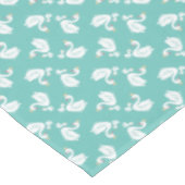 Nappe Fête d'anniversaire de Swan Turquoise (Angle)