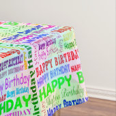 Nappe Fête d'anniversaire de textiles de Tableau (In Situ)