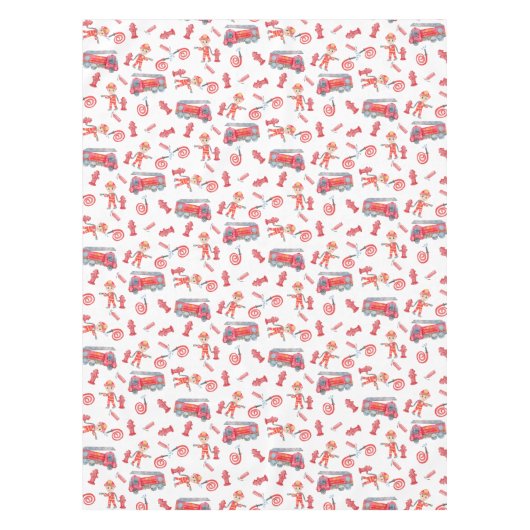 Nappe Fête d'anniversaire des pompiers (Devant)