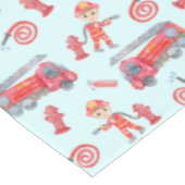 Nappe Fête d'anniversaire des pompiers (Angle)