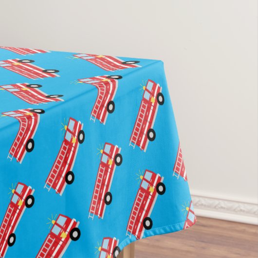 Nappe Fête d'anniversaire du camion d'incendie (In Situ)