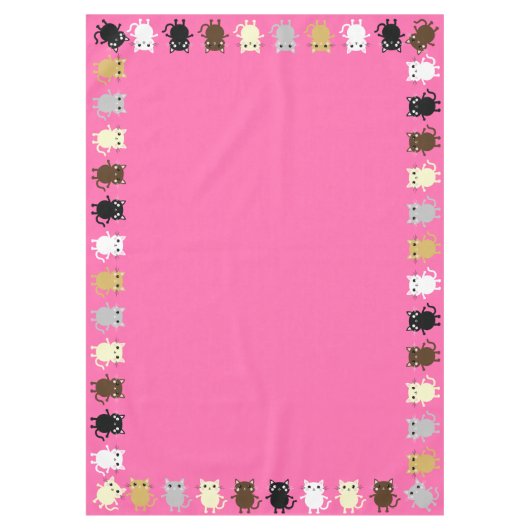 Nappe Fête d'anniversaire du chat (Devant)