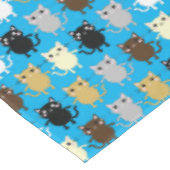 Nappe Fête d'anniversaire du chat (Angle)