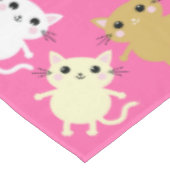 Nappe Fête d'anniversaire du chat (Angle)