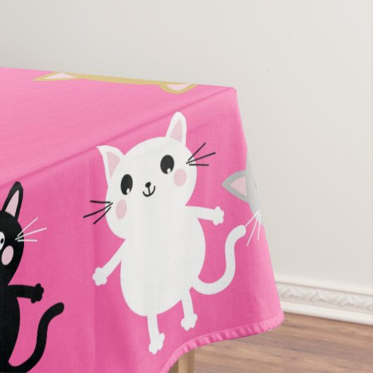 Nappe Fête d'anniversaire du chat (In Situ)
