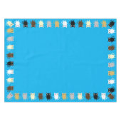 Nappe Fête d'anniversaire du chat (Devant (Horizontal))