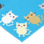 Nappe Fête d'anniversaire du chat (Angle)