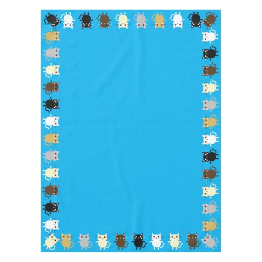 Nappe Fête d'anniversaire du chat (Devant)