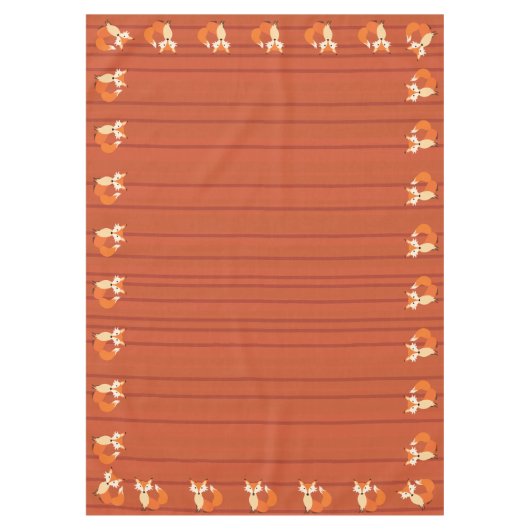 Nappe Fête d'anniversaire Fox (Devant)