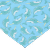 Nappe Fête d'anniversaire Narwhal (Angle)