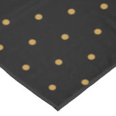 Nappe fête d'anniversaire parties scintillant en or noir (Angle)