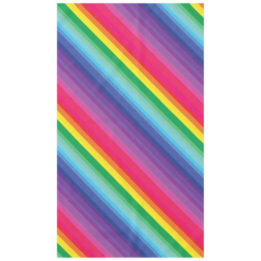 Nappe Fête d'anniversaire Rainbow (Devant)