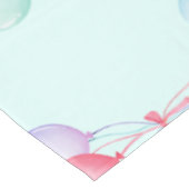 Nappe Fête d'anniversaire simple et moderne Rainbow Ball (Angle)