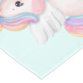 Nappe Fête d'anniversaire simple Rainbow moderne (Angle)