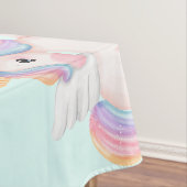 Nappe Fête d'anniversaire simple Rainbow moderne (In Situ)