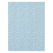 Nappe Fête d'anniversaire Zèbre Bleu (Devant)