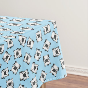 Nappe Fête d'anniversaire Zèbre Bleu
