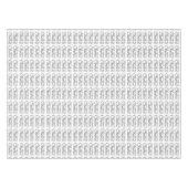 Nappe Fête de célébration blanc argenté (Devant (Horizontal))