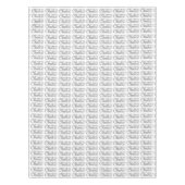 Nappe Fête de célébration blanc argenté (Devant)