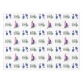 Nappe Fête de Derby pour Dames Préppy Talons Hauts Bleus (Devant (Horizontal))