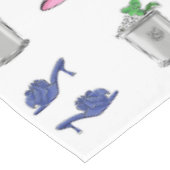 Nappe Fête de Derby pour Dames Préppy Talons Hauts Bleus (Angle)