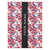 Nappe Fête de l'Indépendance Camouflage Votre nom Person (Devant)